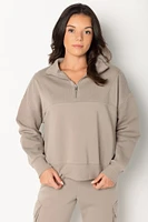 Fleece Quarter-Zip Sweatshirt