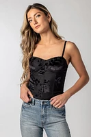 Velvet Corset Bustier