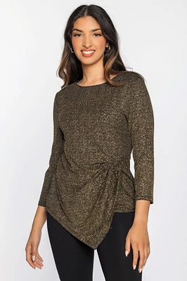 Glitter 3/4 Sleeve Top