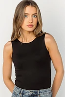 Sleeveless Double Layer Bodysuit