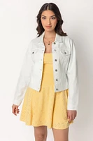 Veste en jean blanc Ashley