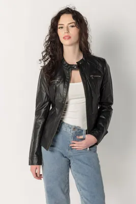 Only Bandit Faux Leather Jacket