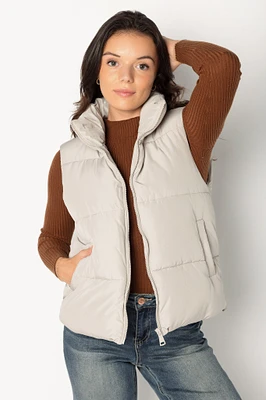 Quilted Puffer Vest