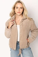 Corduroy Puffer Jacket