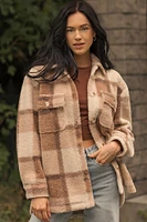 Sherpa Plaid Shacket