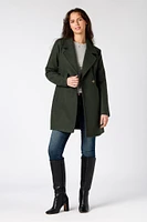 Brushed Mélange Coat