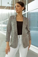 Space Dye Knit Blazer