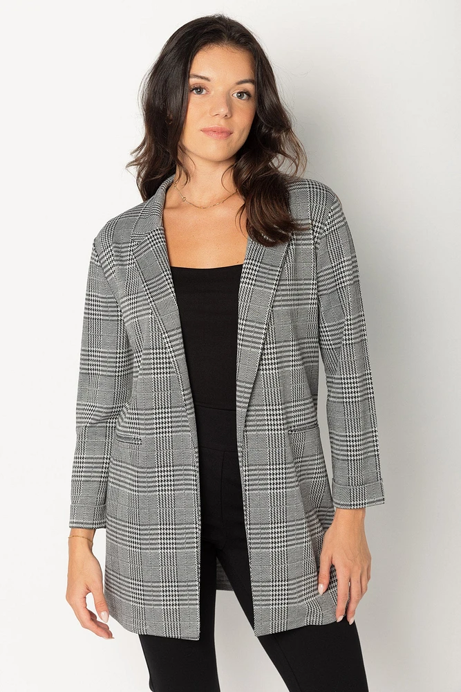 Campbell Plaid Jacquard Blazer