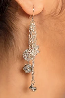 Dangling Snowflake Earrings