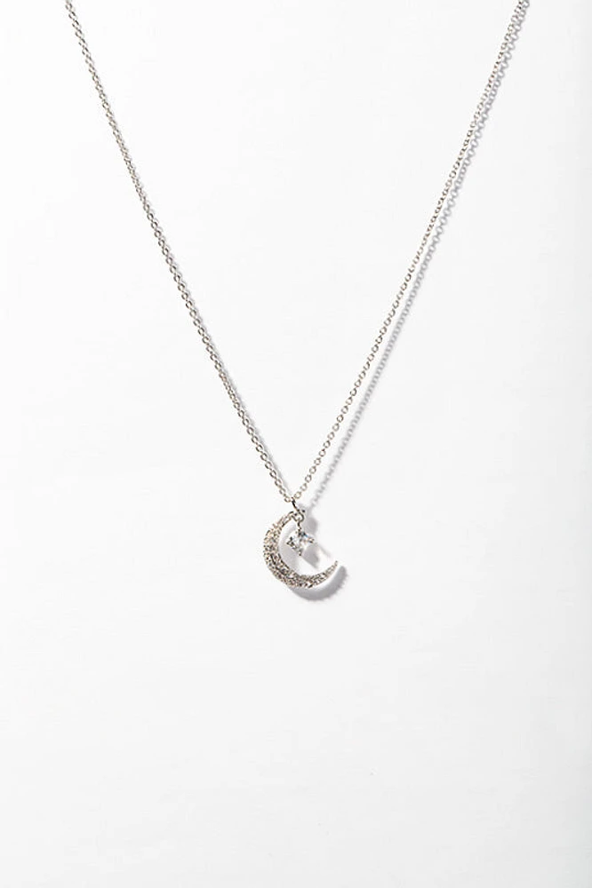 Necklace with Moon Pendant