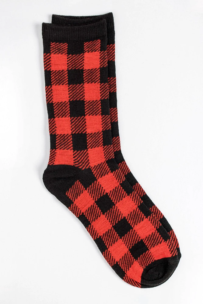 Buffalo Plaid Socks