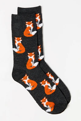 Fuzzy Fox Socks