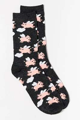 Flying Pig Socks