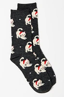 Holiday Cat Socks