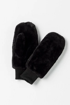 Faux Fur Mitten with Lining