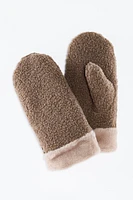 Plush Interior Sherpa Mittens