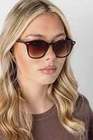 Brown Wayfarer Frame Sunglasses