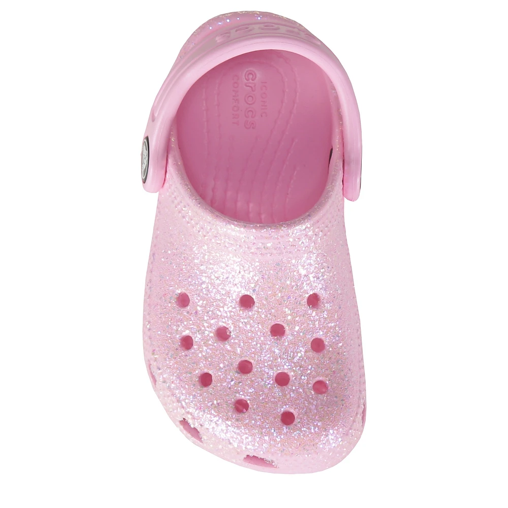 Kids' Glitter Classic Clog Toddler