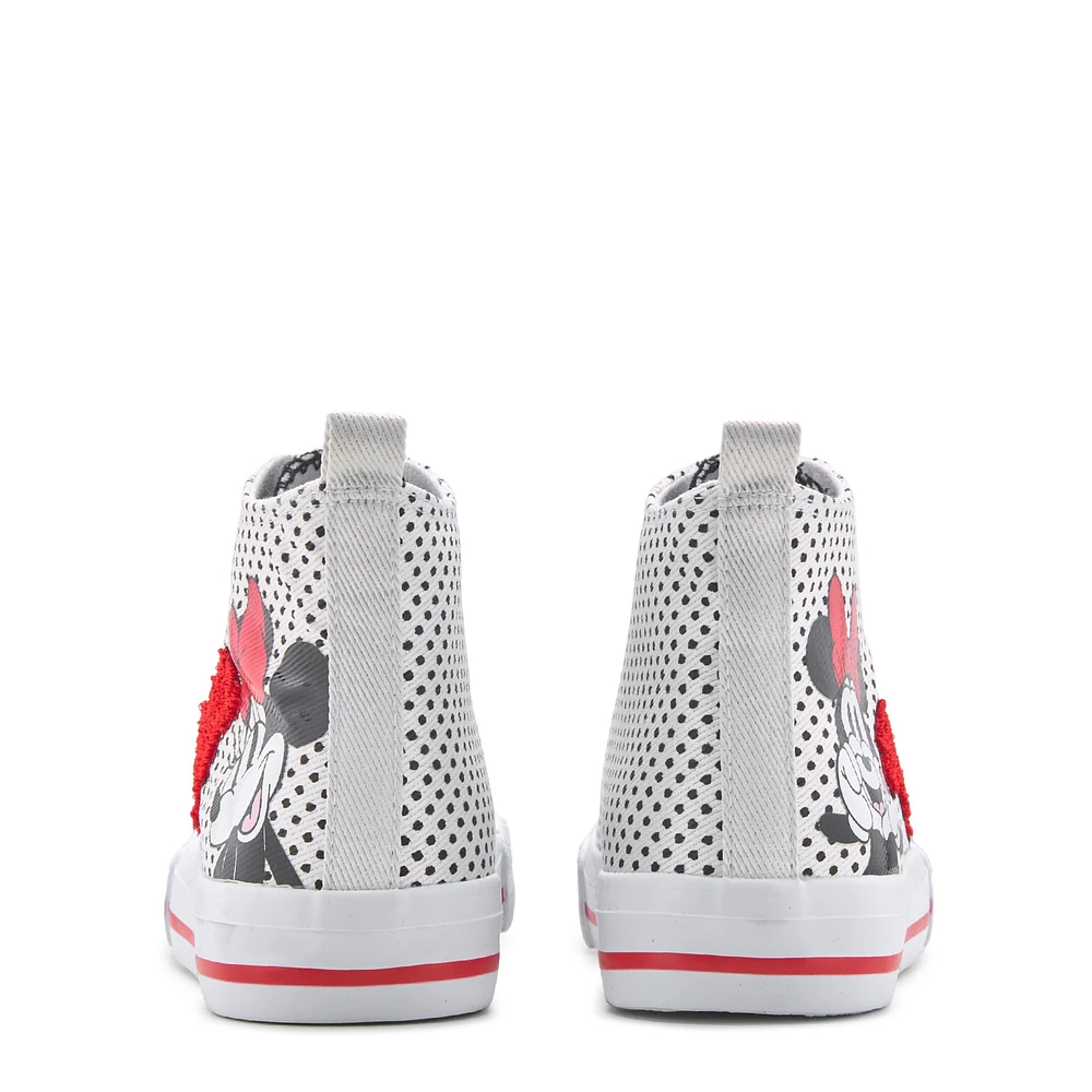 Kids' Minnie Mouse Hi Top Sneaker Little Kid