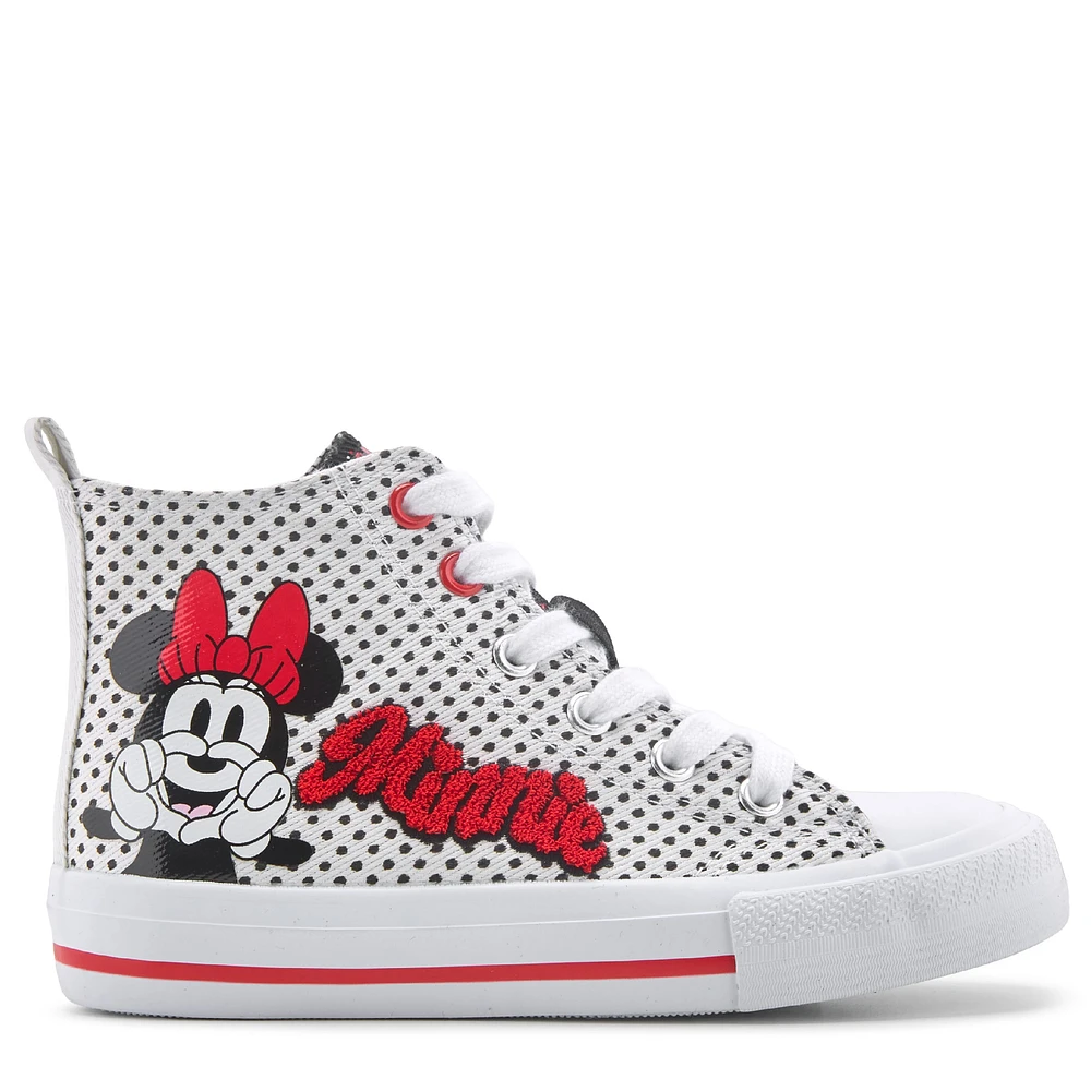 Kids' Minnie Mouse Hi Top Sneaker Little Kid