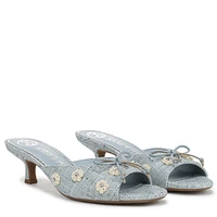 Women's Olliefleur Kitten Heel Mule