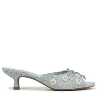 Women's Olliefleur Kitten Heel Mule