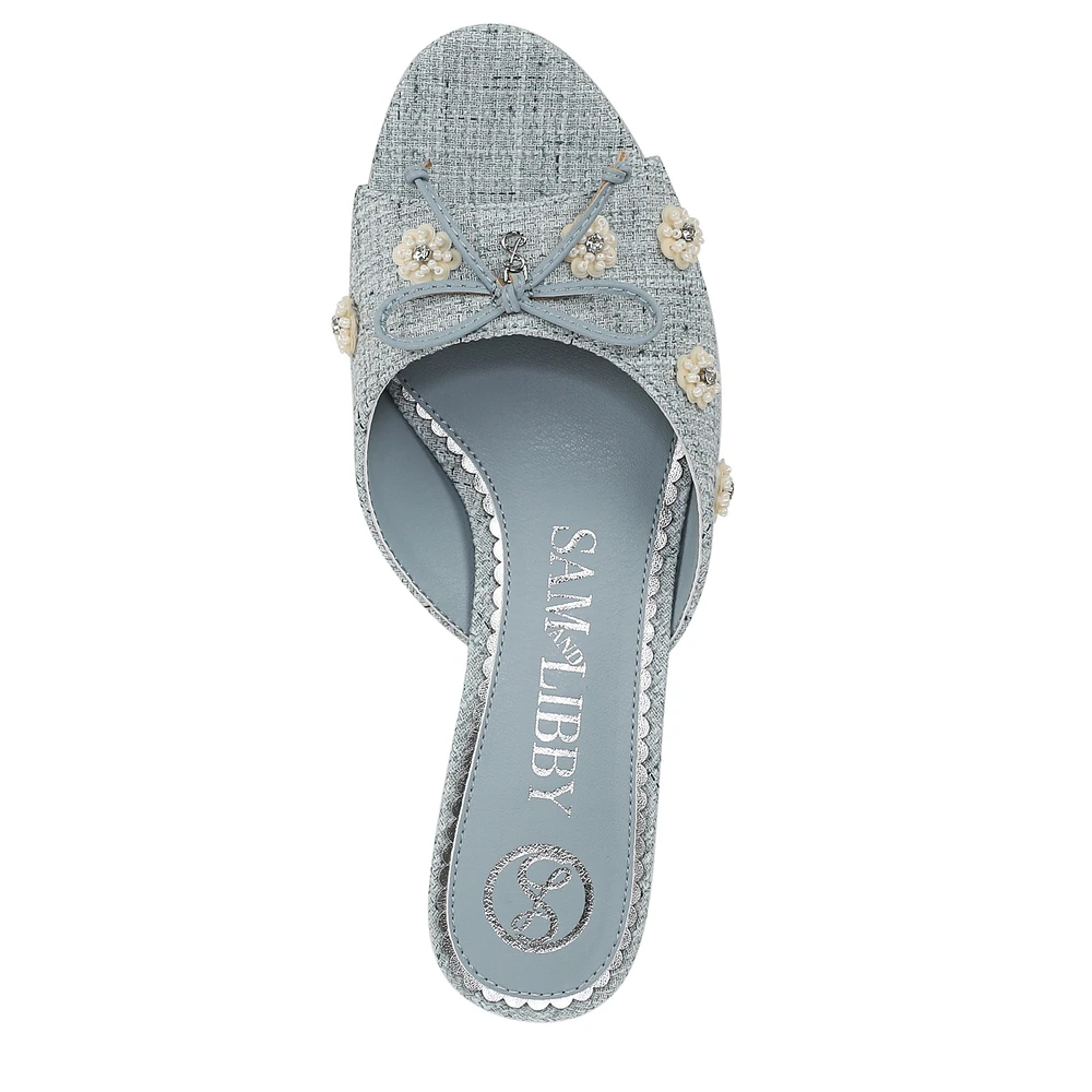 Women's Olliefleur Kitten Heel Mule