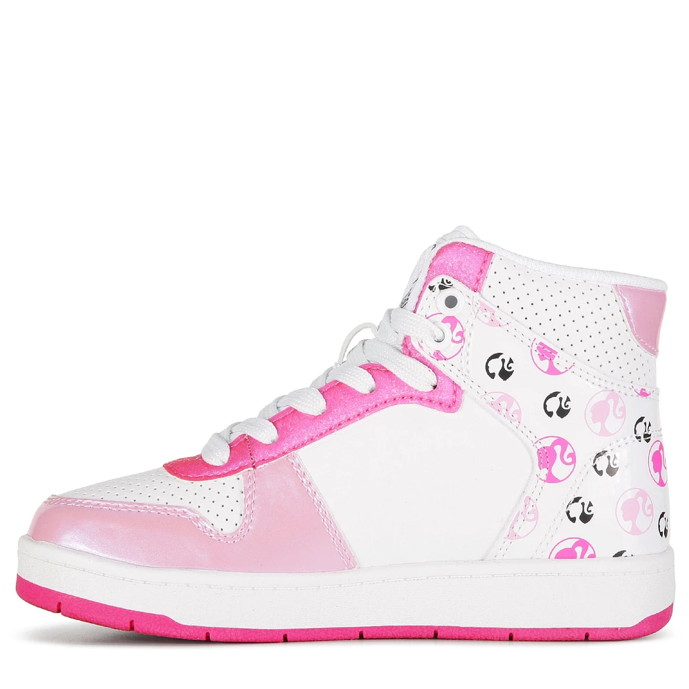 Kids' Barbie High Top Sneaker Little Kid