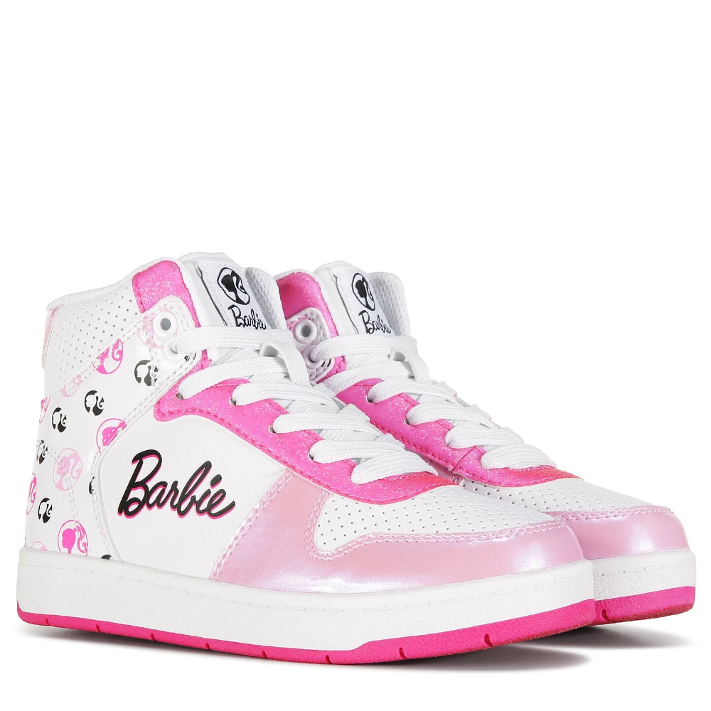 Kids' Barbie High Top Sneaker Little Kid