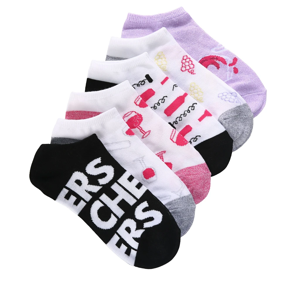 Women's 6 Pack No Show Socks