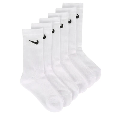 Kids' 6 Pack Youth X-Small Cushioned Ankle Socks