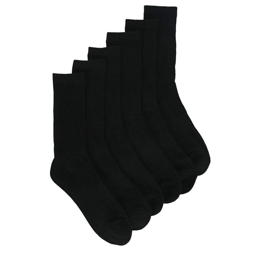 Men's 6 Pack Large Performance Crew Socks