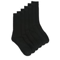 Men's 6 Pack Medium Performance Crew Socks