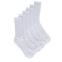 Men's 6 Pack Large Performance Crew Socks