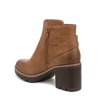 Women's Madalynn Buckle Block Heel Bootie