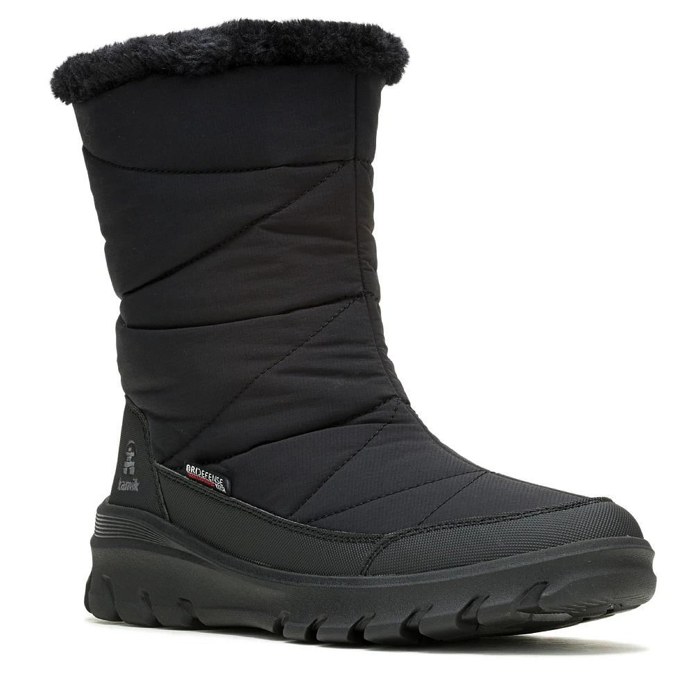 Women's Kamik Snowdon Zip Front Water Proof Weather Boot