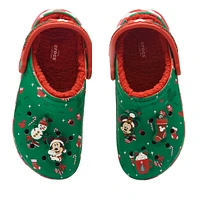 Mickey Mouse Fuzz Lined Clog