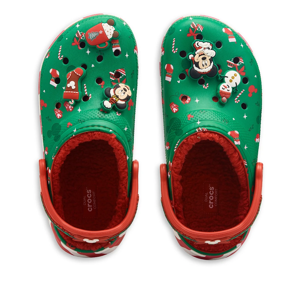 Mickey Mouse Fuzz Lined Clog