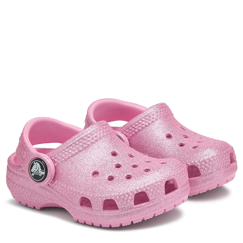 Kids' Glitter Classic Clog Toddler