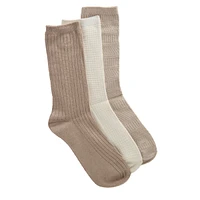 Women's 3 Pack Super Soft Crew Socks