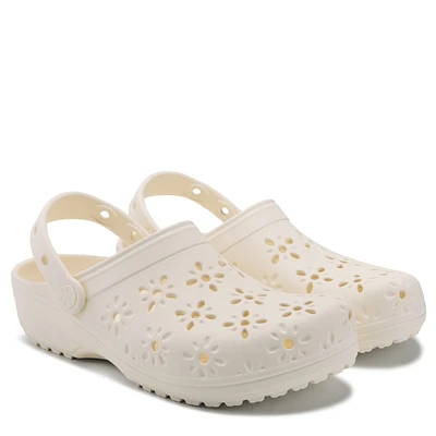 Classic Floral Cut Out Clog
