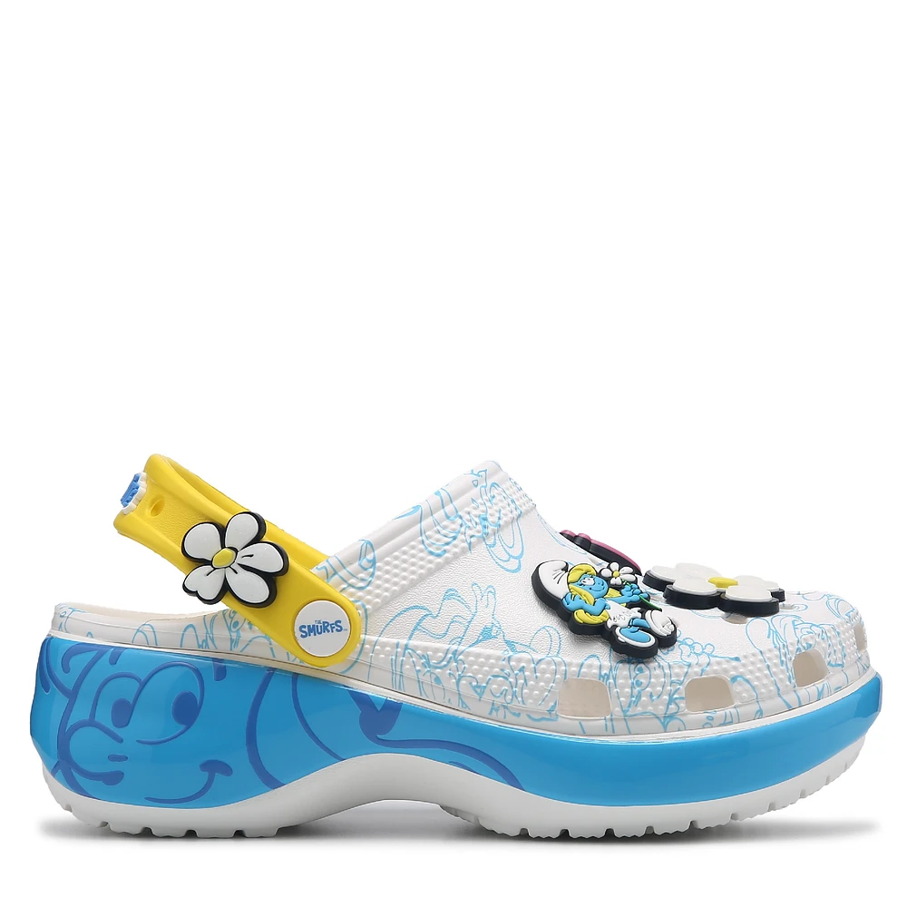 Women's Smurfs Classic Platform Clog