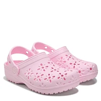 Kids' Classic Flower Cut Out Clog Little/Big Kid