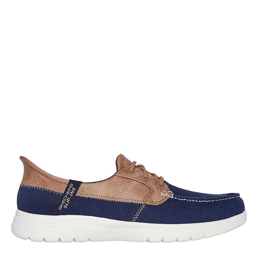 Women's On-the-Go Medium/Wide Slip Boat Shoe