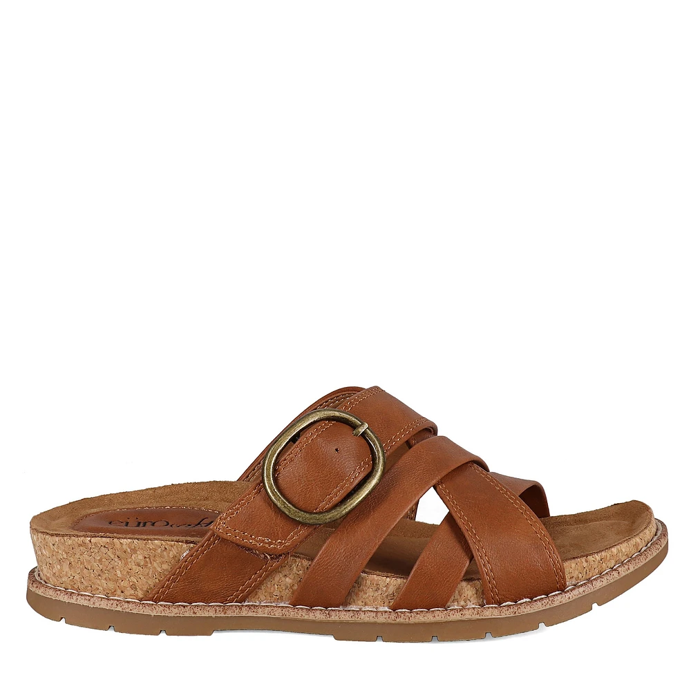 Women's Georgette Footbed Slide Sandal