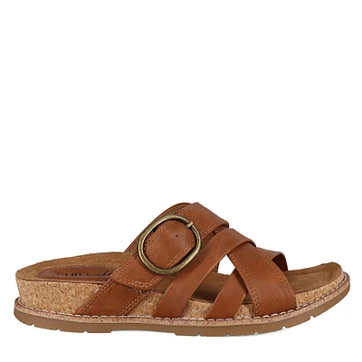 Women's Georgette Footbed Slide Sandal