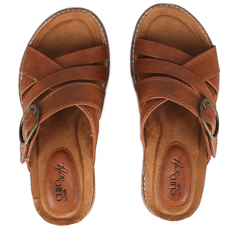 Women's Georgette Footbed Slide Sandal