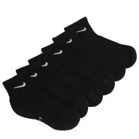 Kids' 6 Pack Youth Medium Cushioned Ankle Socks