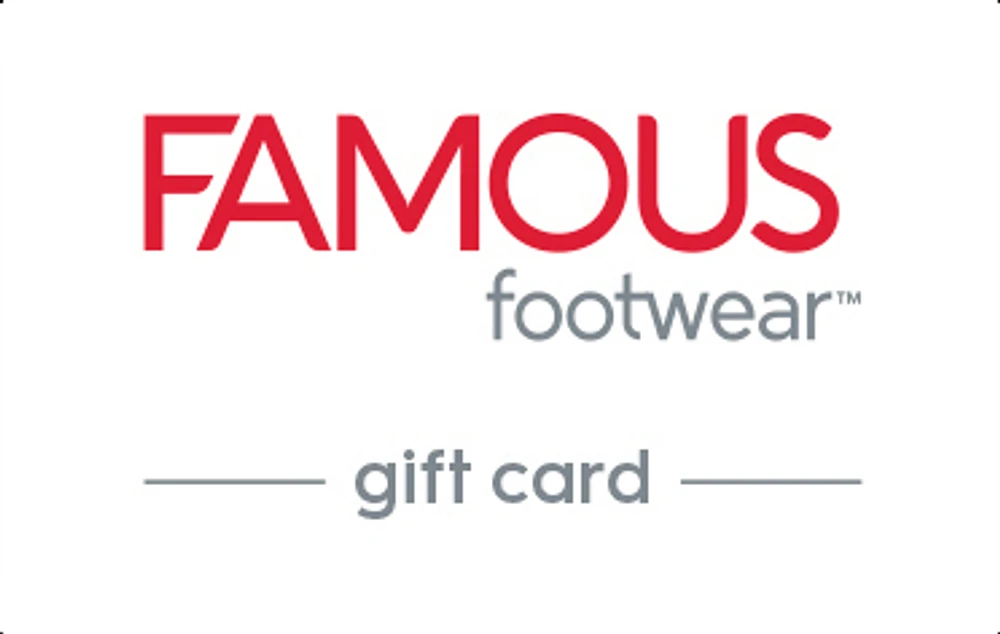 Famous Footwear Gift Card