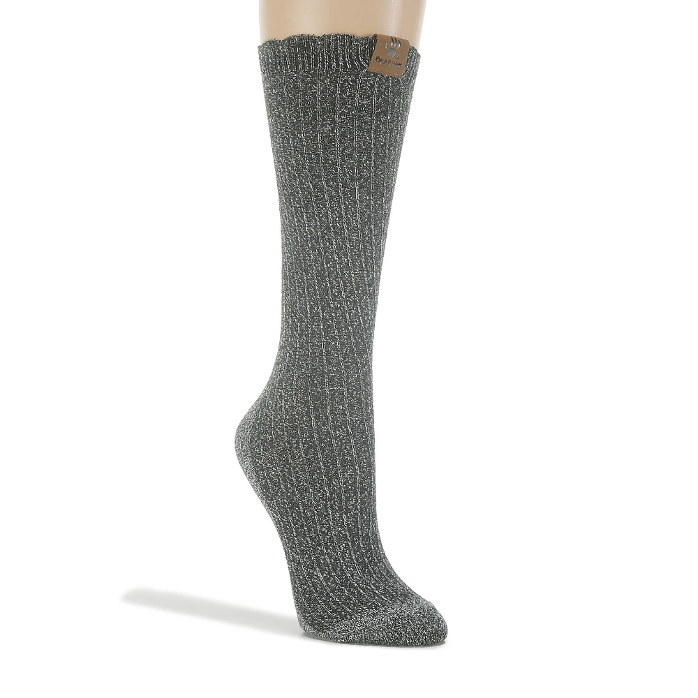 Women's 3 Pack Scalloped Crew Socks